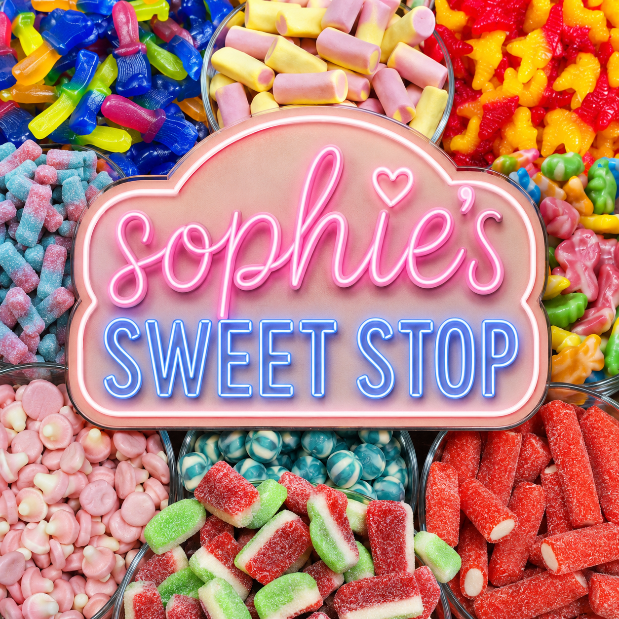 12 mini sweet bags