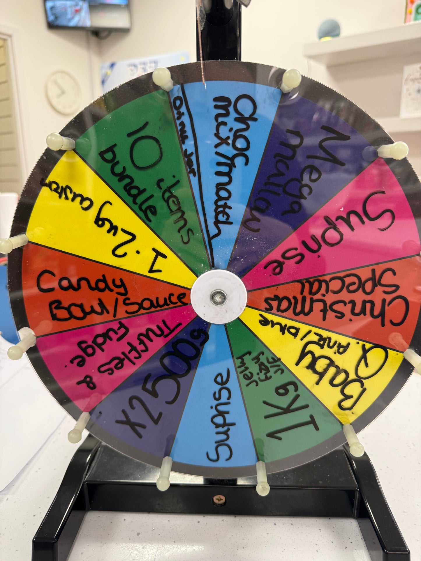 Spin the wheel Wednesday 10th December