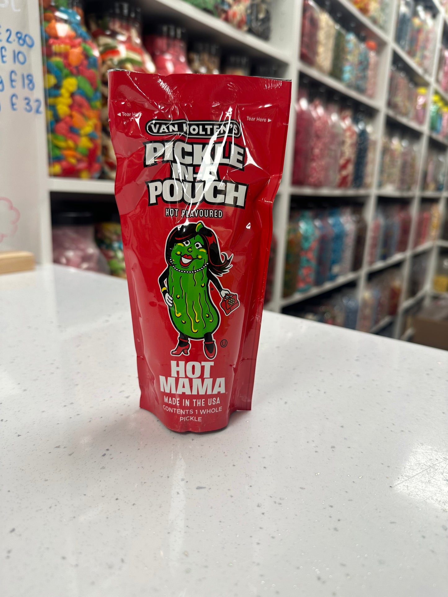 Pickles in a pouch