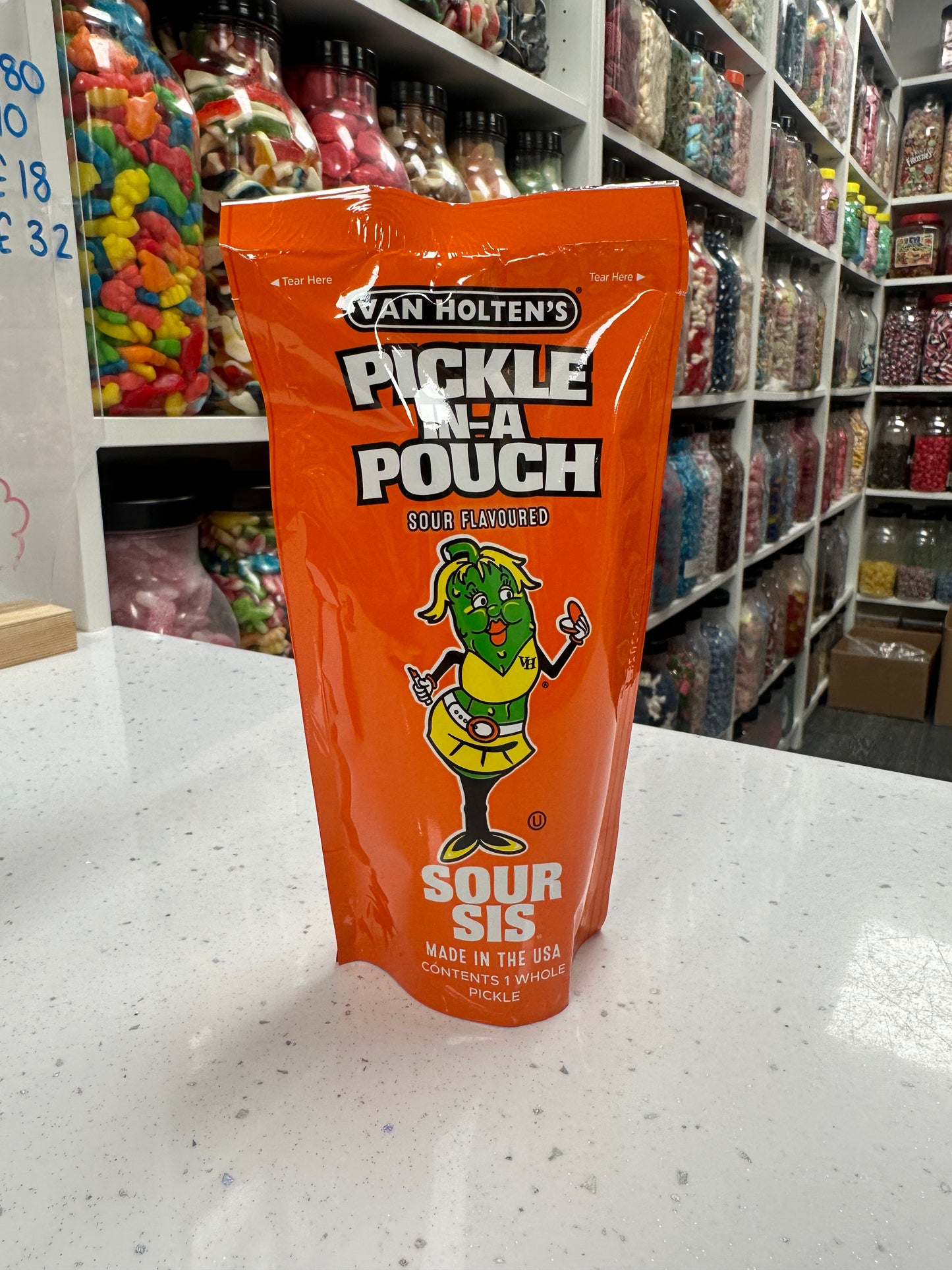 Pickles in a pouch