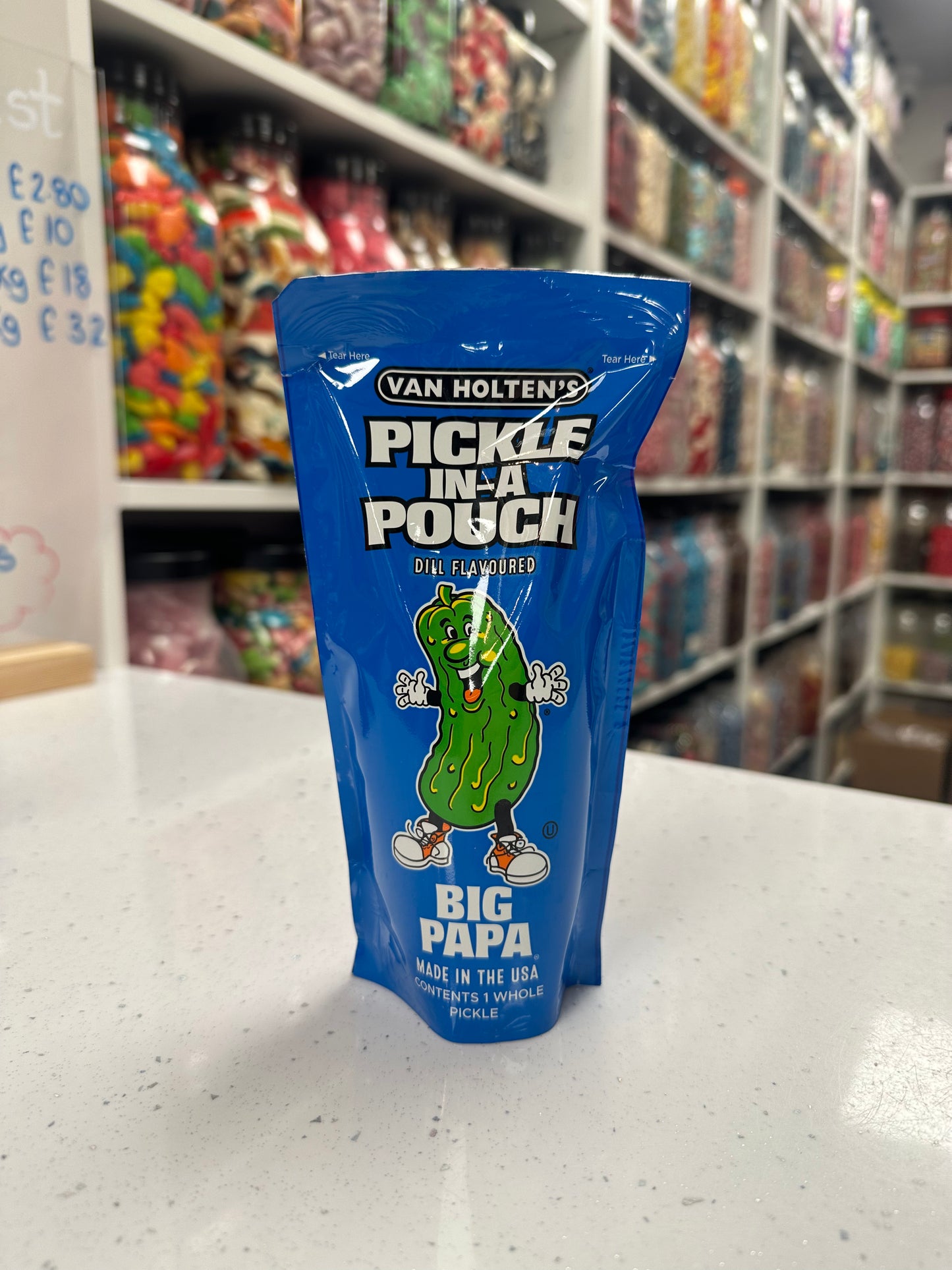 Pickles in a pouch