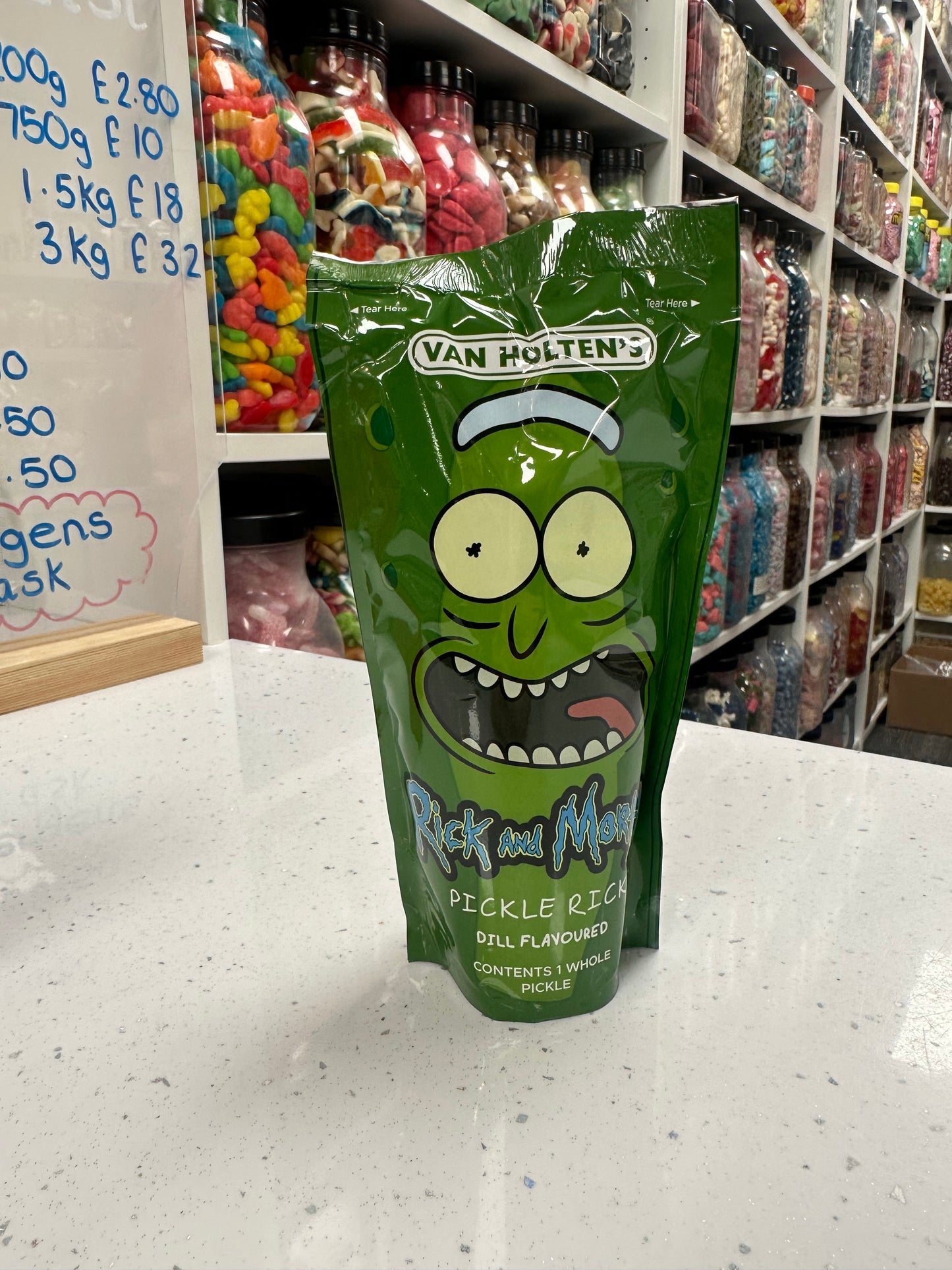 Pickles in a pouch