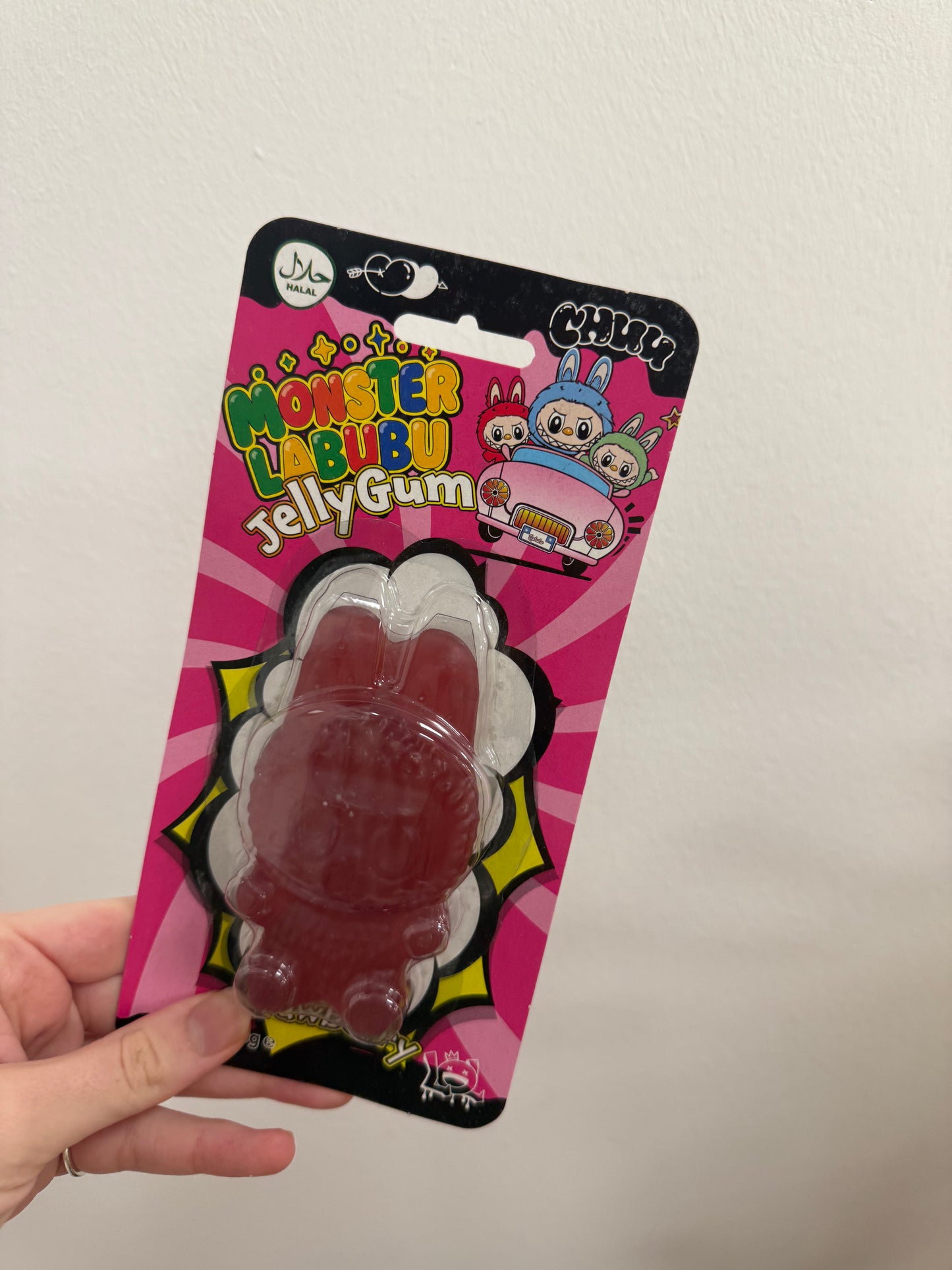 Labubu strawberry jelly